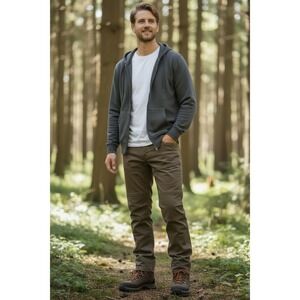 PRANA Men's Breathe Size 28x32 Denim Khaki Jeans Pants Slim Fit Organic Cotton